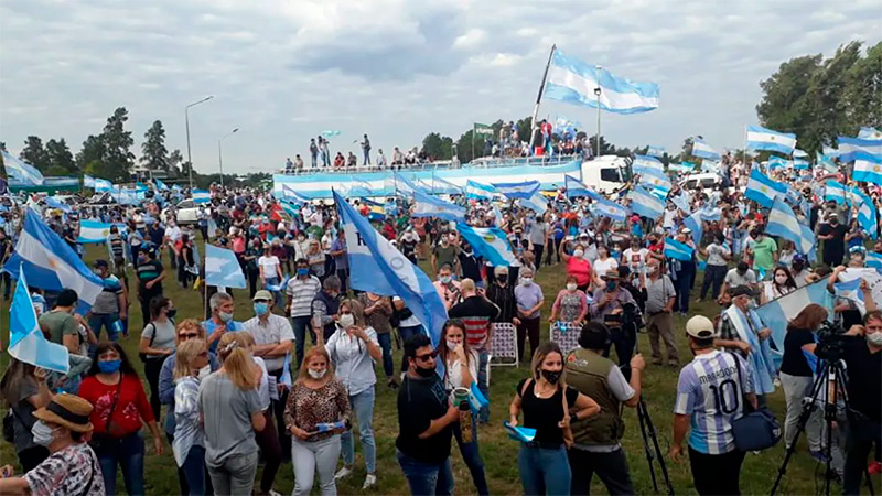 Banderazo Nacional en Argentina, Contra Alberto Fernández