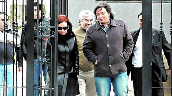 Cristina Kirchner y Lázaro Báez