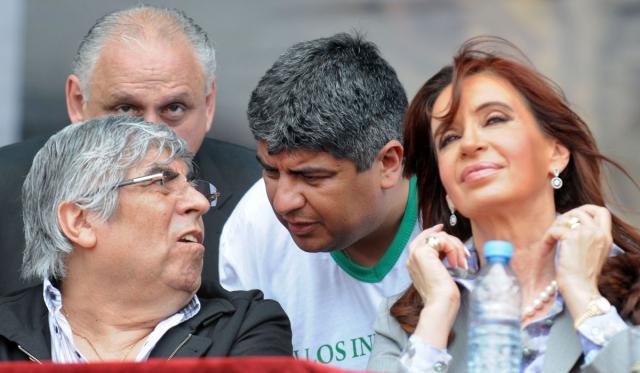 Hugo Moyano, Cristina Kirchner