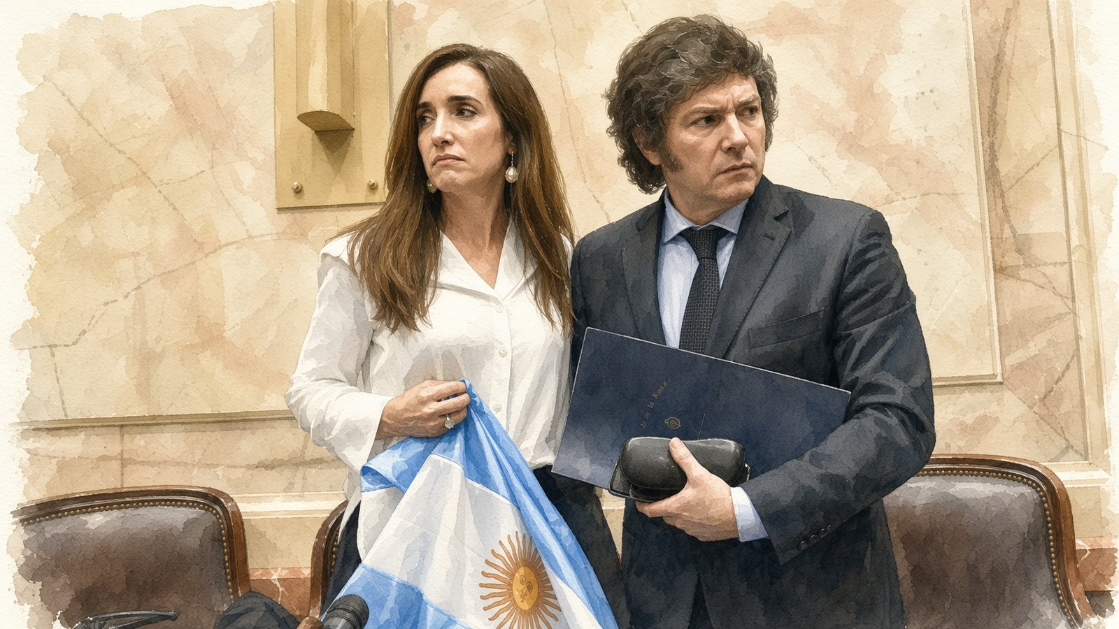 Javier Milei y Victoria Villarruel, Renuncia de Villarruel al gobierno, La Libertad Avanza, Internas en LLA