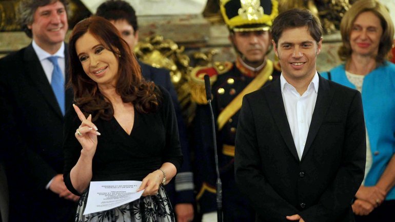 Cristina Kirchner, Axel Kicillof, Amado Boudou