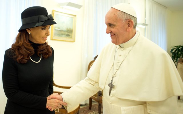 Cristina Kirchner y Jorge Bergoglio