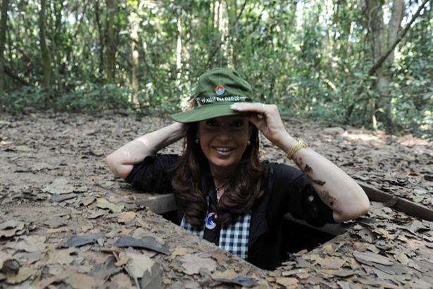 Cristina Fernández Wilhelm en Vietnam | Foto: La Nación