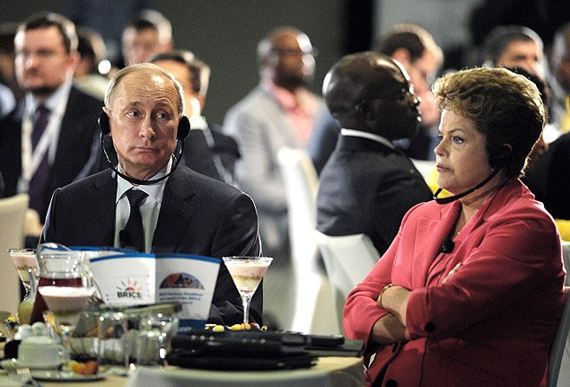 Dilma Rousseff y Vladimir Putin