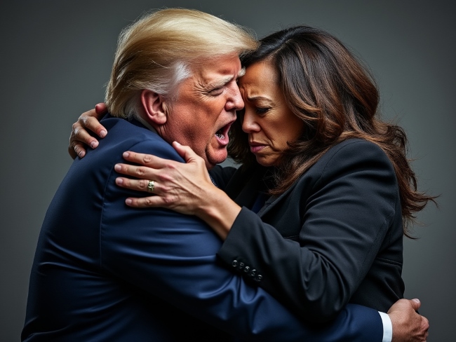 Donald Trump, Kamala Harris