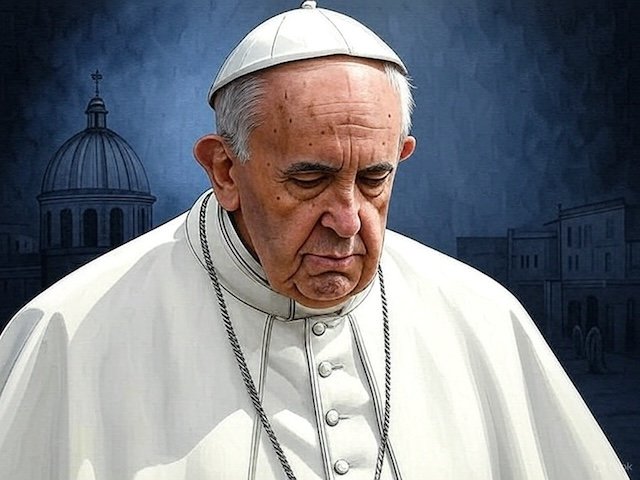 Papa Francisco pensativo, Grok, Sergio Julio Nerguizian, Muerte del Papa Francisco