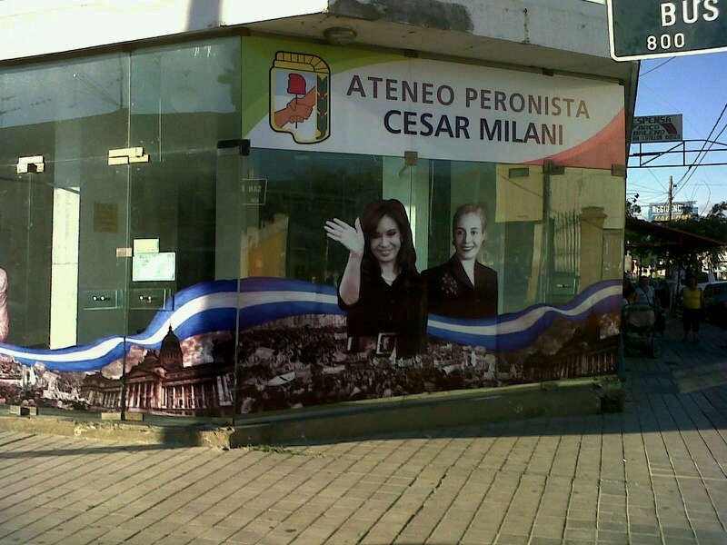 Ateneo Peronista del sobrino del General César Milani en Cosquín