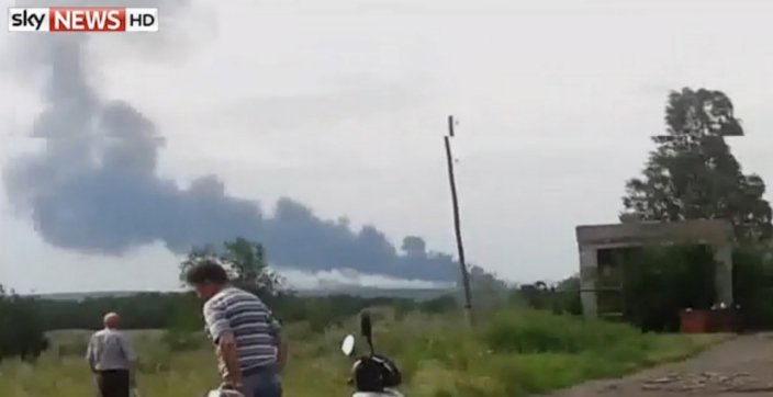 MH17, fotograma de video casero