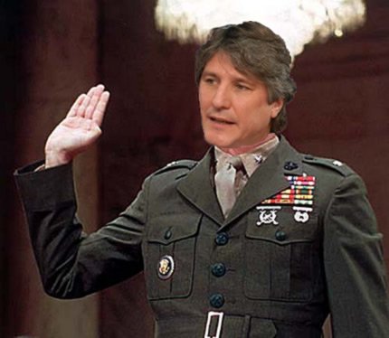 Amado Boudou y Oliver North