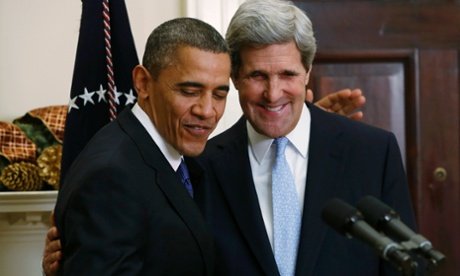 Barack Obama y John Kerry