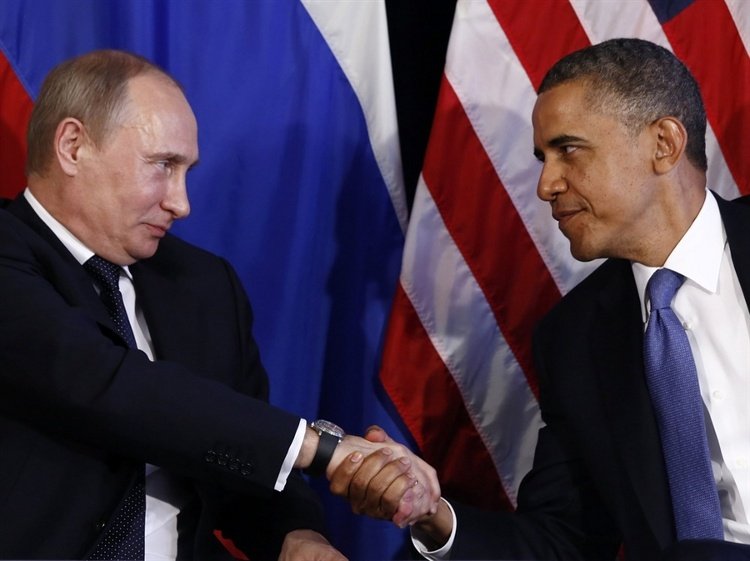 Barack Obama y Vladimir Putin