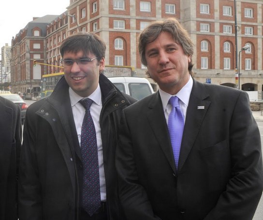 Amado Boudou y Diego Bossio