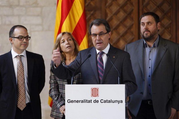 Mas, en la Generalitat de Catalunya