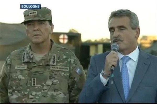 César Milani y Agustín Rossi