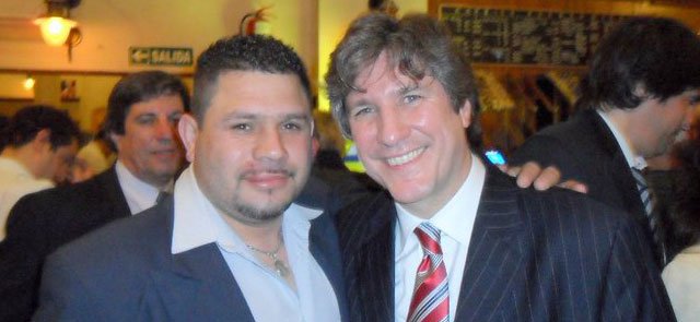 Cristian Favale y Amado Boudou (Candidato a Vice de Cristina Fernández)