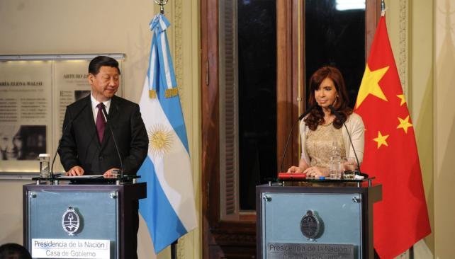 Cristina Kirchner y Xi Jinping