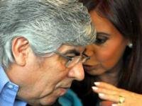Cristina Fernández y su confidente, Hugo Moyano