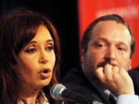 Martin Sabbatella, junto la Presidente de la Nación, Cristina Fernández