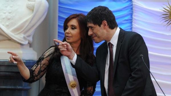 Presidente Cristina Kirchner y Juan Abal Medina