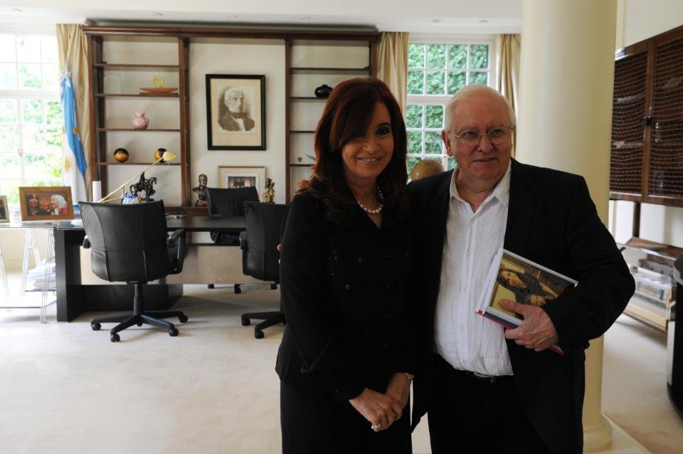 Cristina Kirchner y Ernesto Laclau