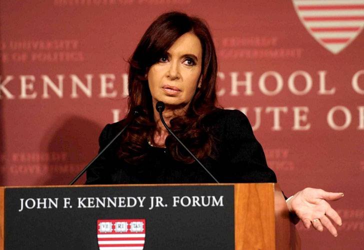 Cristina Kirchner at Harvard University