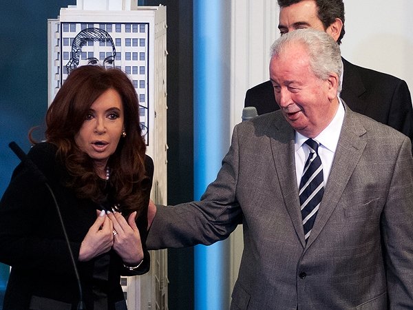 Cristina Kirchner y Julio Grondona (AFA)