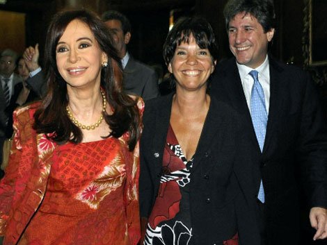 Cristina Kirchner, Amado Boudou y Marcó del Pont
