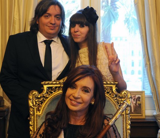 Cristina Kirchner y familia