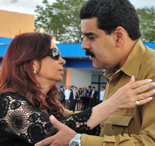 Nicolás Maduro y Cristina Kirchner
