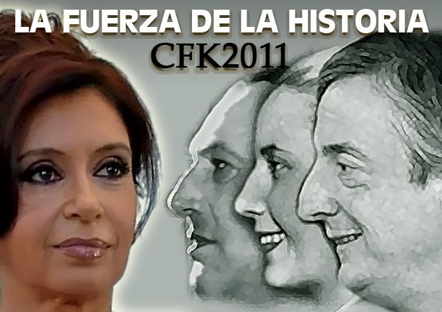 Cristina Kirchner, Eva Perón, Juan Perón, Néstor Kirchner