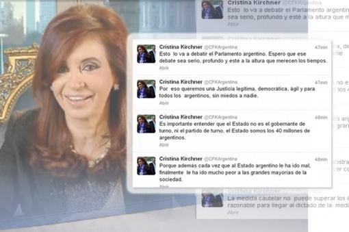 Presidente Cristina Elisabet Fernández Wilhelm