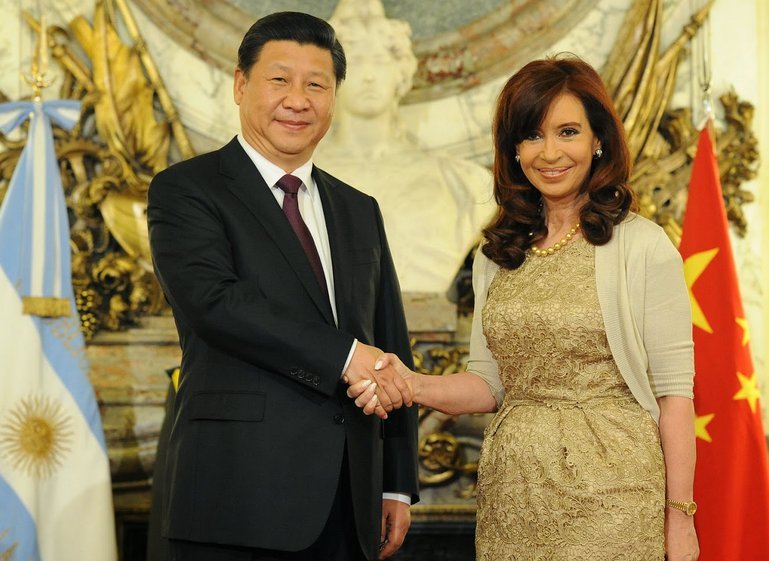 Cristina Kirchner y Xi Jinping