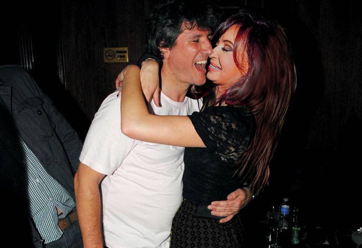 Cristina Fernández y Amado Boudou (composición)