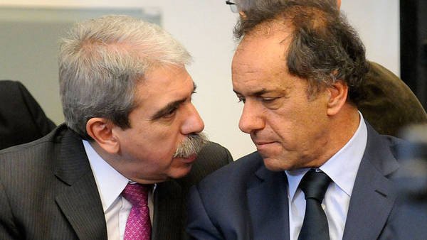 Daniel Scioli y Aníbal Fernández