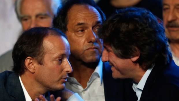 Daniel Scioli, entre Insaurralde y Boudou