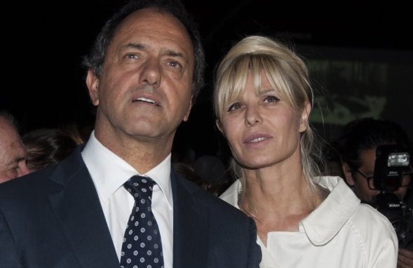 Daniel Scioli y Karina Rabolini