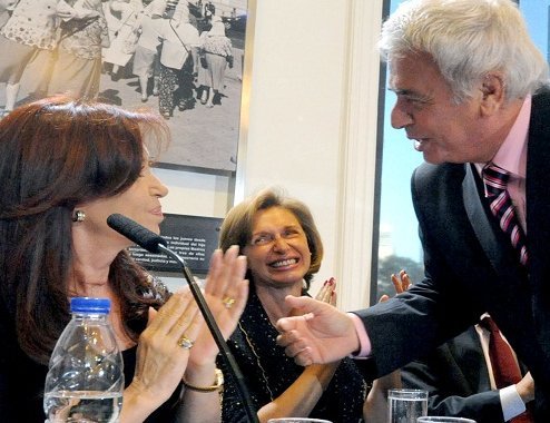 José Manuel De la Sota y Cristina Kirchner