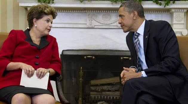 Presidentes Dilma Rouseff y Barack Hussein Obama