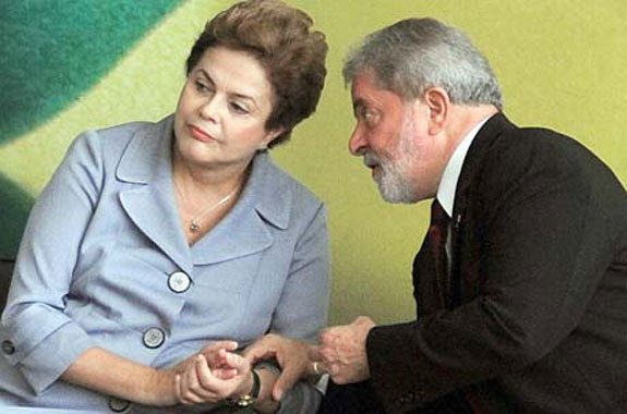 Dilma Rousseff y Lula Da Silva