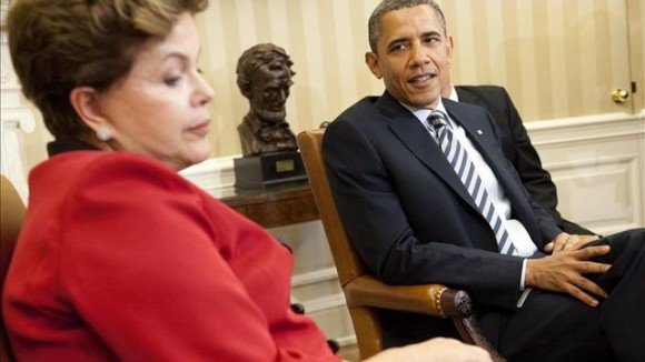 Dilma Roussef y Barack Obama