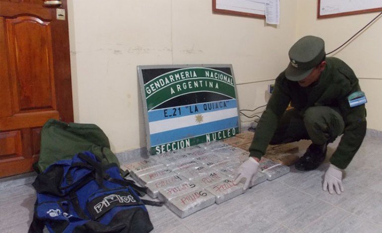 Drogas, Gendarmería Nacional