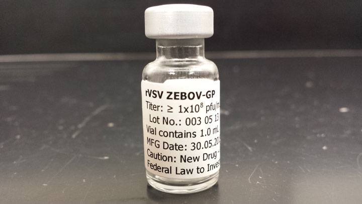 Vacuna contra la infección del virus Ebola