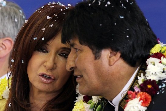 Evo Morales y Cristina Kirchner