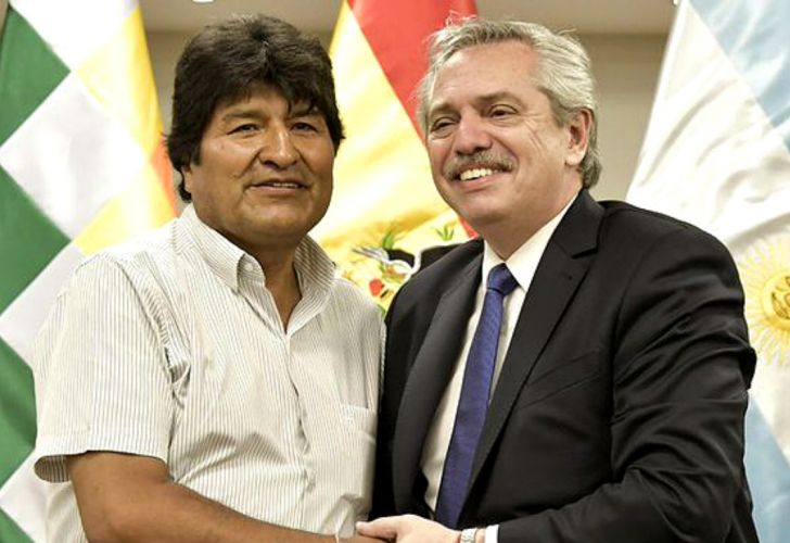 Evo Morales, Alberto Fernández