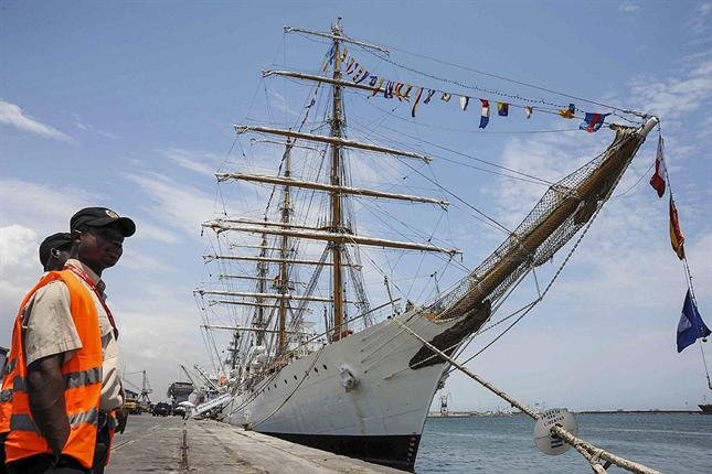 Fragata Libertad en Ghana