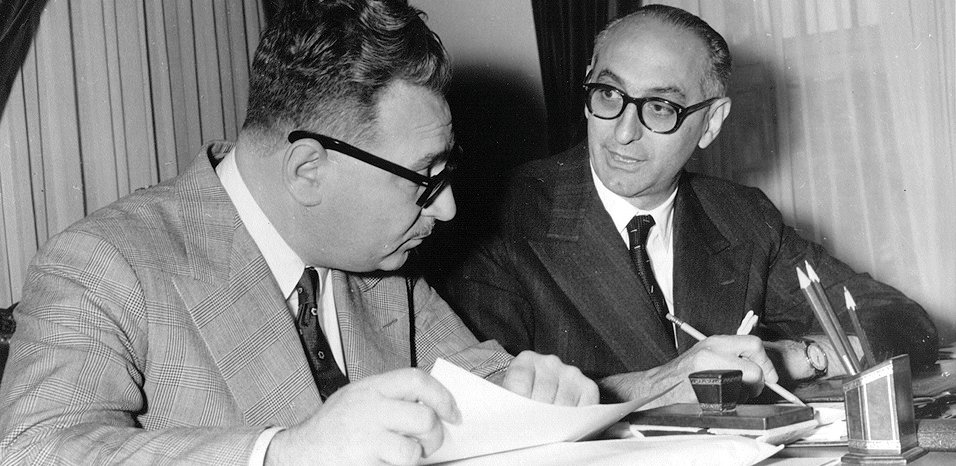 Rogelio Frigerio y Arturo Frondizi