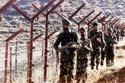 Frontera entre India y Paquistán, sector indio