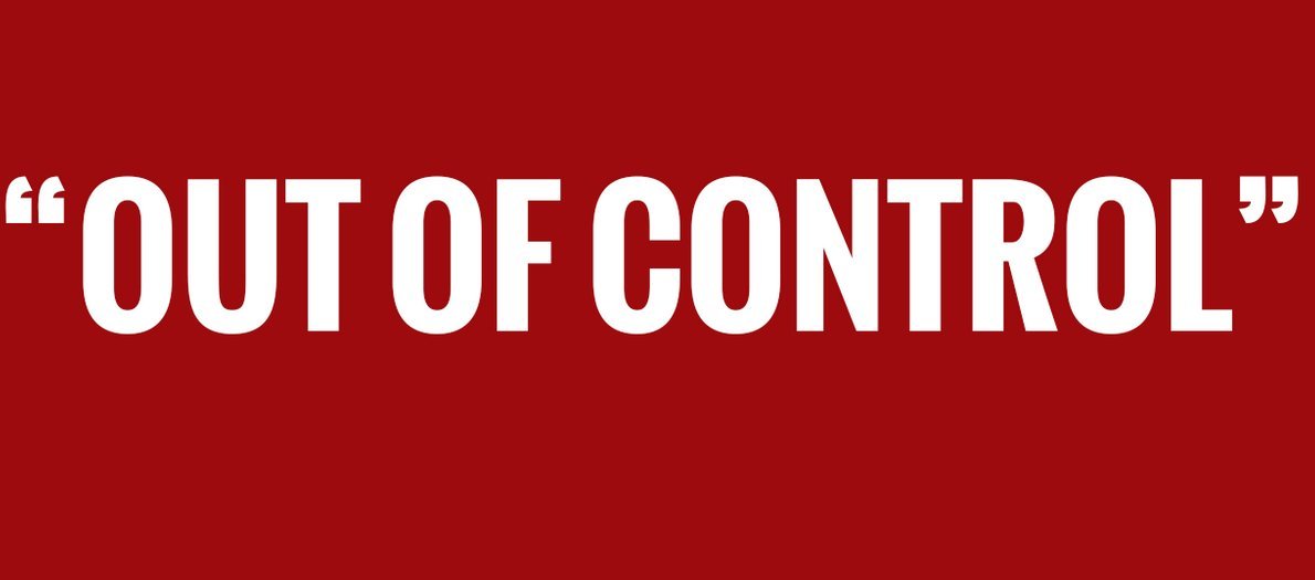 Estados Unidos, fuera de control