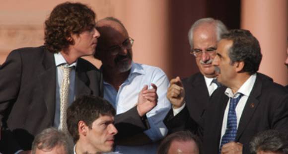 Guillermo Moreno y M. Lousteau (ex Min. de Economía) - LaCapital.com.ar