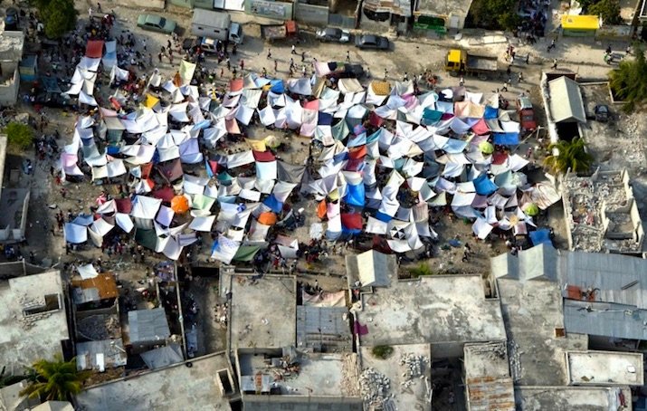 Carpas en Haití